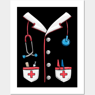 doctor nurse costume carnival gift Posters and Art